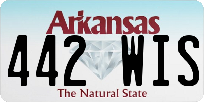 AR license plate 442WIS