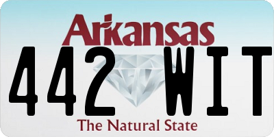 AR license plate 442WIT