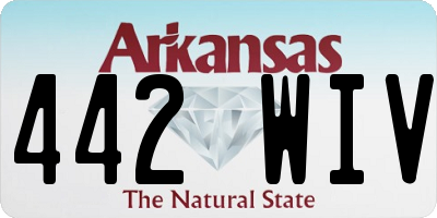 AR license plate 442WIV