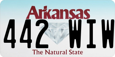 AR license plate 442WIW