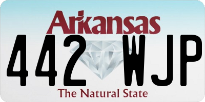 AR license plate 442WJP