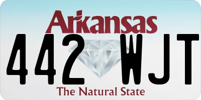 AR license plate 442WJT
