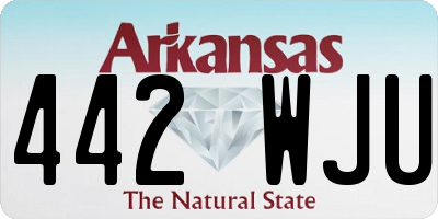 AR license plate 442WJU