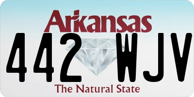 AR license plate 442WJV