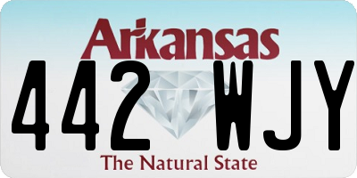 AR license plate 442WJY
