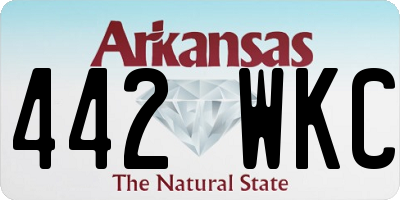 AR license plate 442WKC