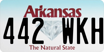 AR license plate 442WKH