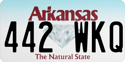 AR license plate 442WKQ