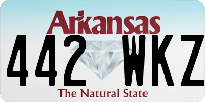 AR license plate 442WKZ