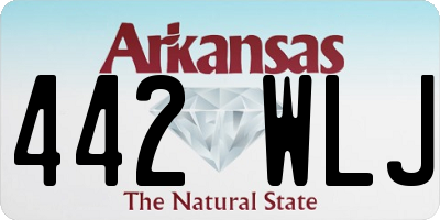 AR license plate 442WLJ