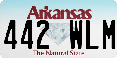 AR license plate 442WLM