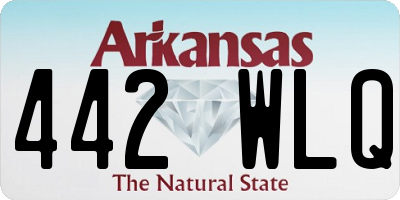 AR license plate 442WLQ