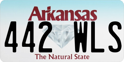 AR license plate 442WLS