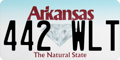 AR license plate 442WLT