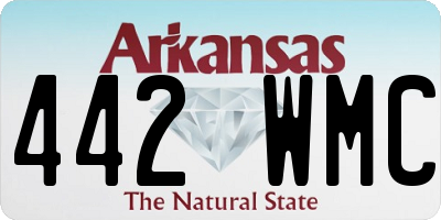 AR license plate 442WMC