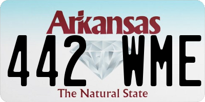 AR license plate 442WME