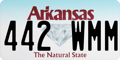 AR license plate 442WMM