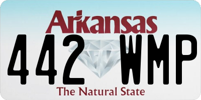 AR license plate 442WMP