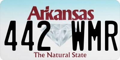 AR license plate 442WMR