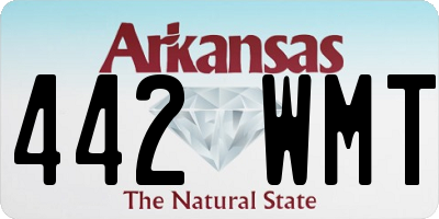 AR license plate 442WMT