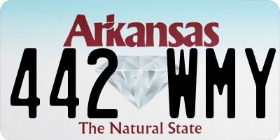 AR license plate 442WMY