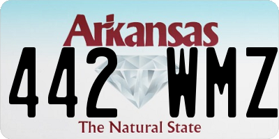 AR license plate 442WMZ