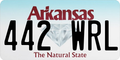 AR license plate 442WRL