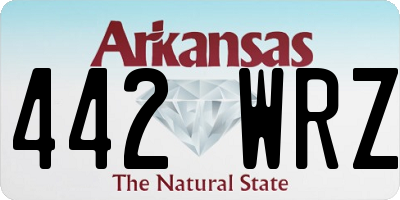 AR license plate 442WRZ