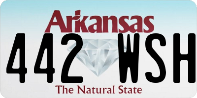AR license plate 442WSH