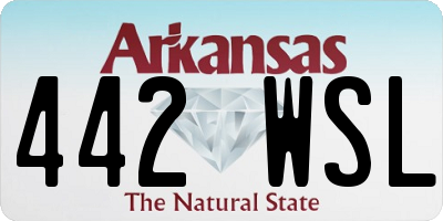 AR license plate 442WSL