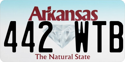 AR license plate 442WTB