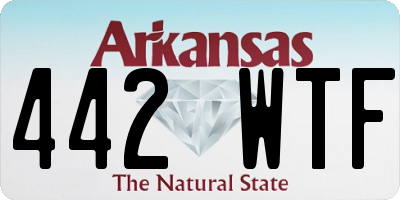 AR license plate 442WTF