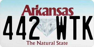 AR license plate 442WTK