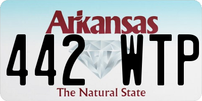 AR license plate 442WTP