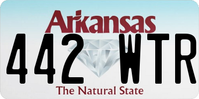 AR license plate 442WTR