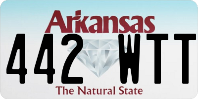 AR license plate 442WTT