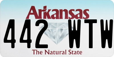 AR license plate 442WTW