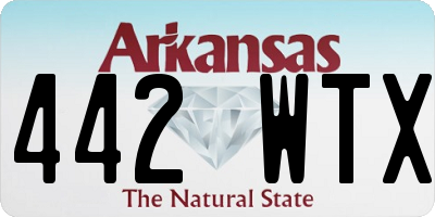 AR license plate 442WTX