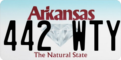 AR license plate 442WTY