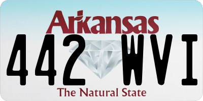 AR license plate 442WVI