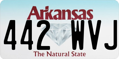 AR license plate 442WVJ