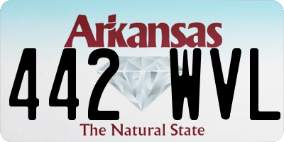 AR license plate 442WVL