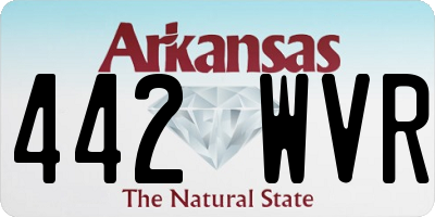 AR license plate 442WVR