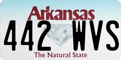 AR license plate 442WVS
