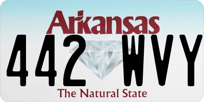 AR license plate 442WVY