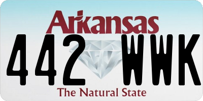 AR license plate 442WWK