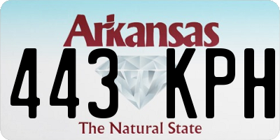 AR license plate 443KPH