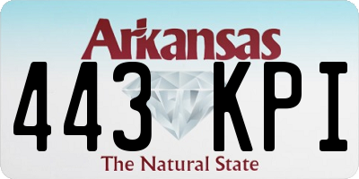 AR license plate 443KPI