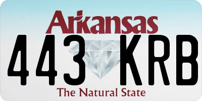 AR license plate 443KRB