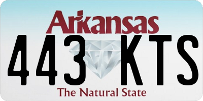 AR license plate 443KTS